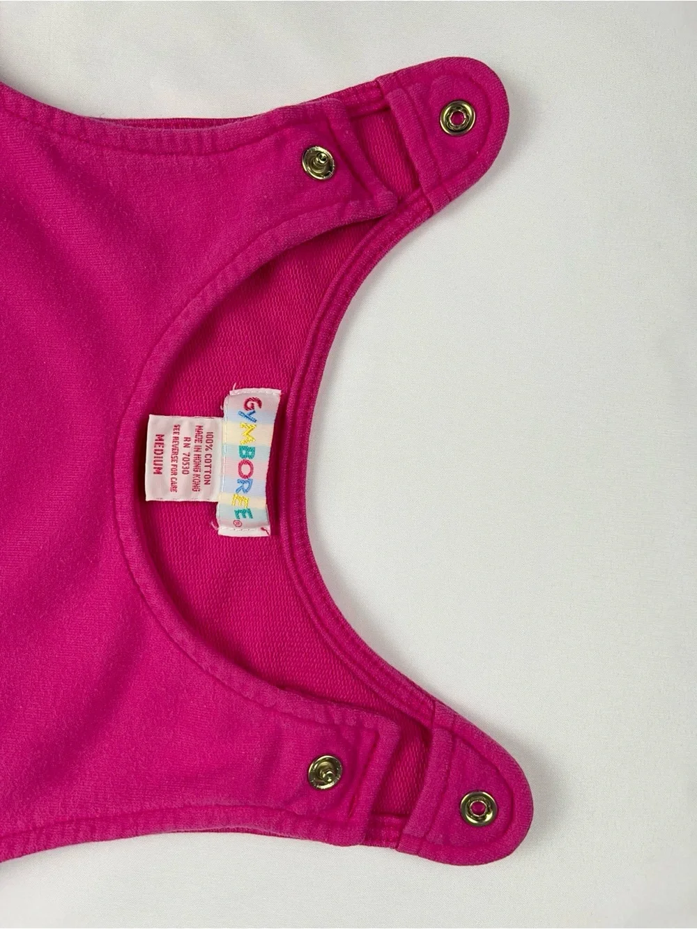 Gymboree 90s Flower Embroidered Rainbow Tag Knit Jumper Vintage Dress M